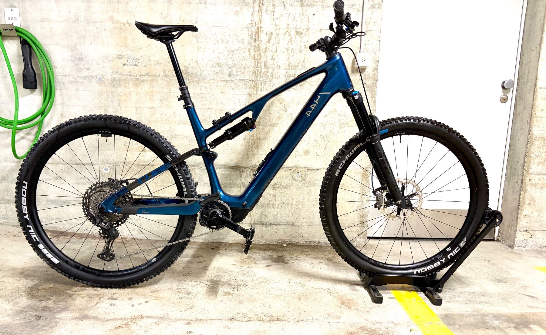 Cube Velos: Cube AMS Hybrid One44 C:68 SLX 400X blau - Rahmengrösse XL – Gebraucht aus Männedorf von ste_s787