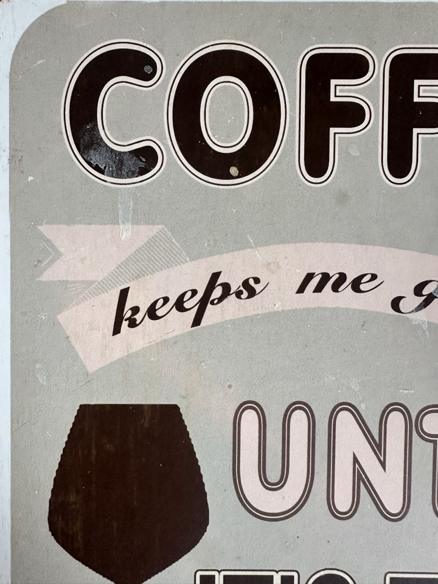 Tutte le decorazioni: Tafel / Poster / Gemälde COFFEE – Usato da Uster venduto da Monika_OB 3