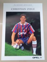Christian Ziege - Handsignierte Bayern München Karte