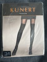 Kunert Strumpfhose Gr. III 42-44 Schwarz Zopfmuster Neu