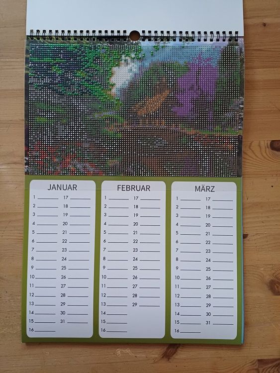 Diamond Painting Kalender immerwährend Kaufen auf Ricardo