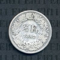 CHF___0.50 1882 -vz 50 Rappen