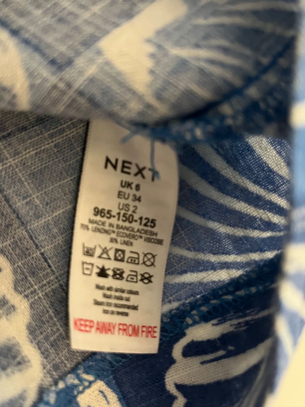 Next Blusen: Sommerbluse ,Gr. 34, wie neu – Neu (gemäss Beschreibung) aus Luzern von Sono2 2