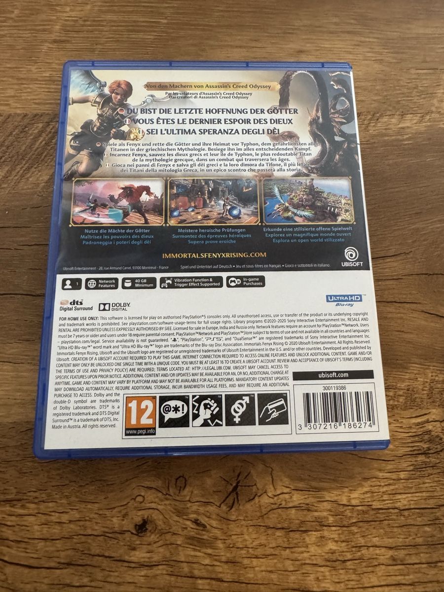 Sony Giochi: Jeu PS5 Immortals Fenyx Rising  – Usato da Brügg BE venduto da Goob 1