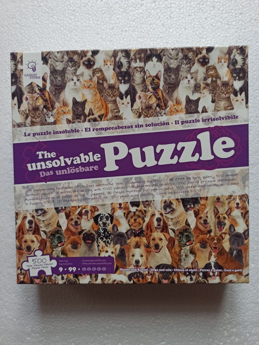 Puzzle: Puzzle 500 Teile | Für Hunde und/oder Katzenfans – Nuovo (secondo la descrizione) da St. Gallen venduto da syl_575n 1