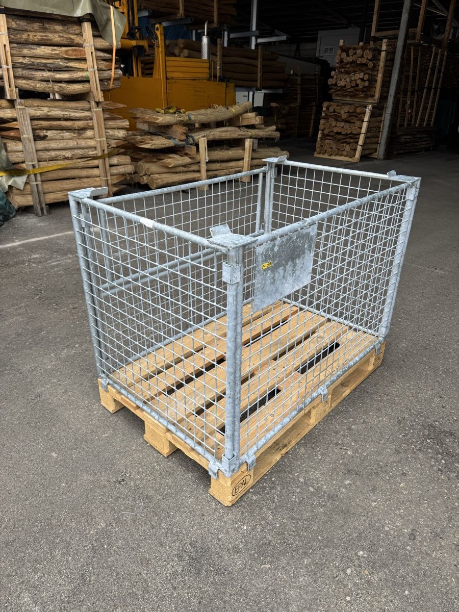 Pallets: Gitterbox / Palettenrahmen / Palette – Usato da Niederuzwil venduto da Solutions4industry