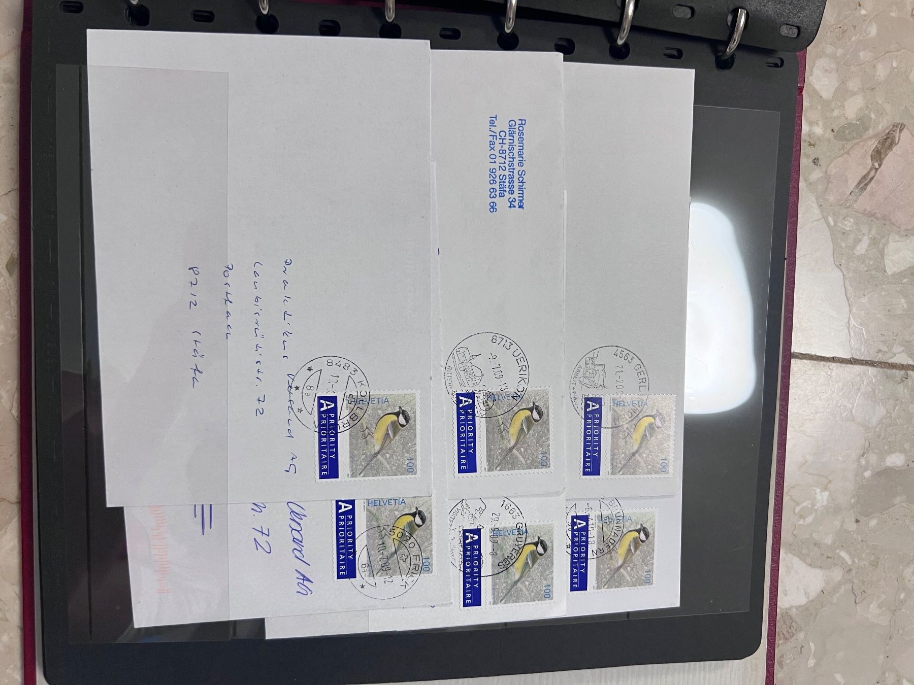Tutti i francobolli: Briefmarken-Album Schweiz ab 1.- – Usato da Burgdorf venduto da Meltusia 4