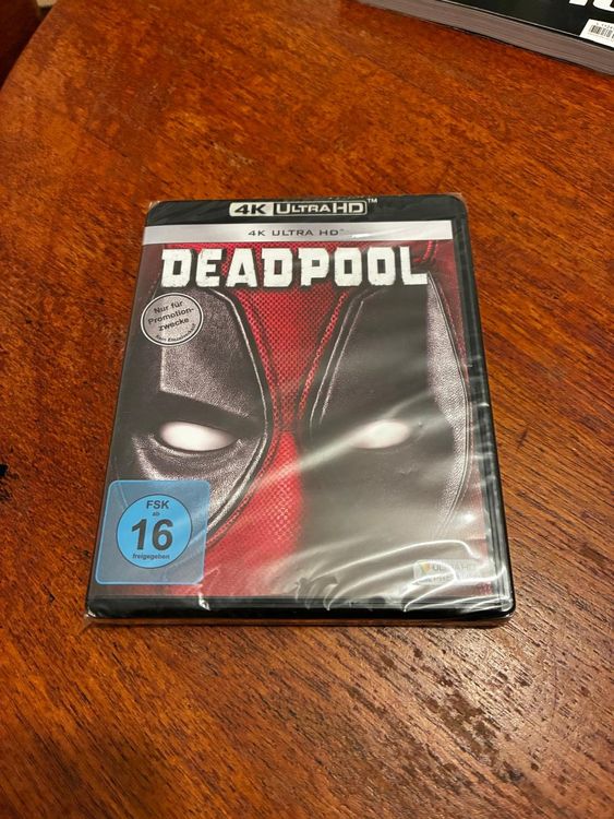 Deadpool - 4k Ultra HD Blu Ray disc - New (Neu und originalverpackt) in ...