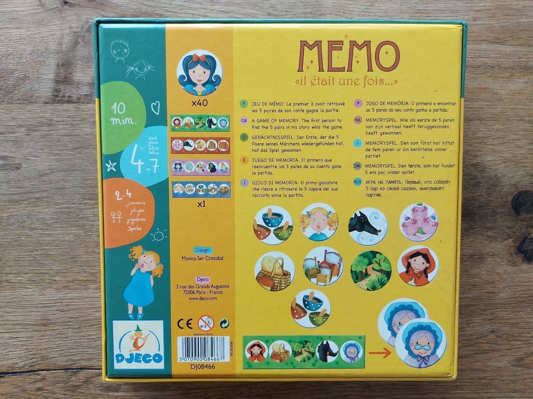 Djeco Giochi: Djeco Memory Märchen Spiel – Usato da Langenthal venduto da zelgaz 1
