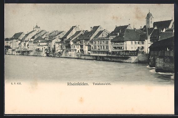 Cartes postales: AK Rheinfelden, Totalansicht – D'occasion à Berlin par bartko-reher