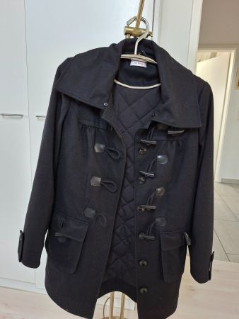 Orsay Wintermantel, schwarz, Grösse 38, neuwertig!