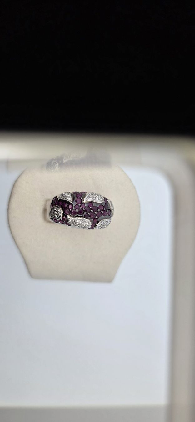 Anelli: WG-Ring mit Brillanten und Rubinen – Usato da Zürich venduto da Juwelier_Stauffacher 2