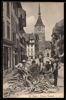 Aarau, Vordere Vorstadt mit Coiffeur E. 