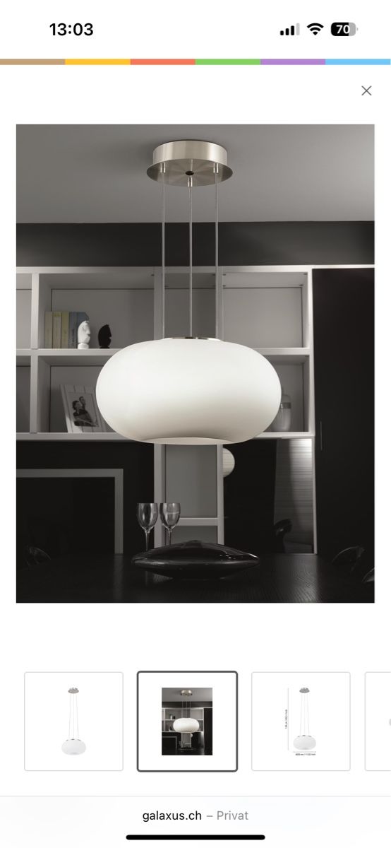 Eglo Lampadari & plafoniere: Pendellampe EGLO Optica – Nuovo e nell'imballaggio originale da Bern venduto da Bestchruggler1 4