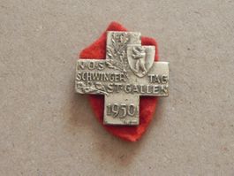 Abzeichen NOS Schwingfest Schwingen St.Gallen SG 1950