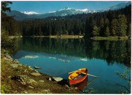 Flims - Caumasee mit Piz Vorab, Piz Grisch, Tschingelhörner