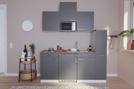 362 Singleküche Küchenzeile 180cm W/G - Küche Einbauküche