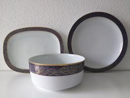 SUISSE LANGENTHAL saladier, assiette ronde et plat RARE !!!