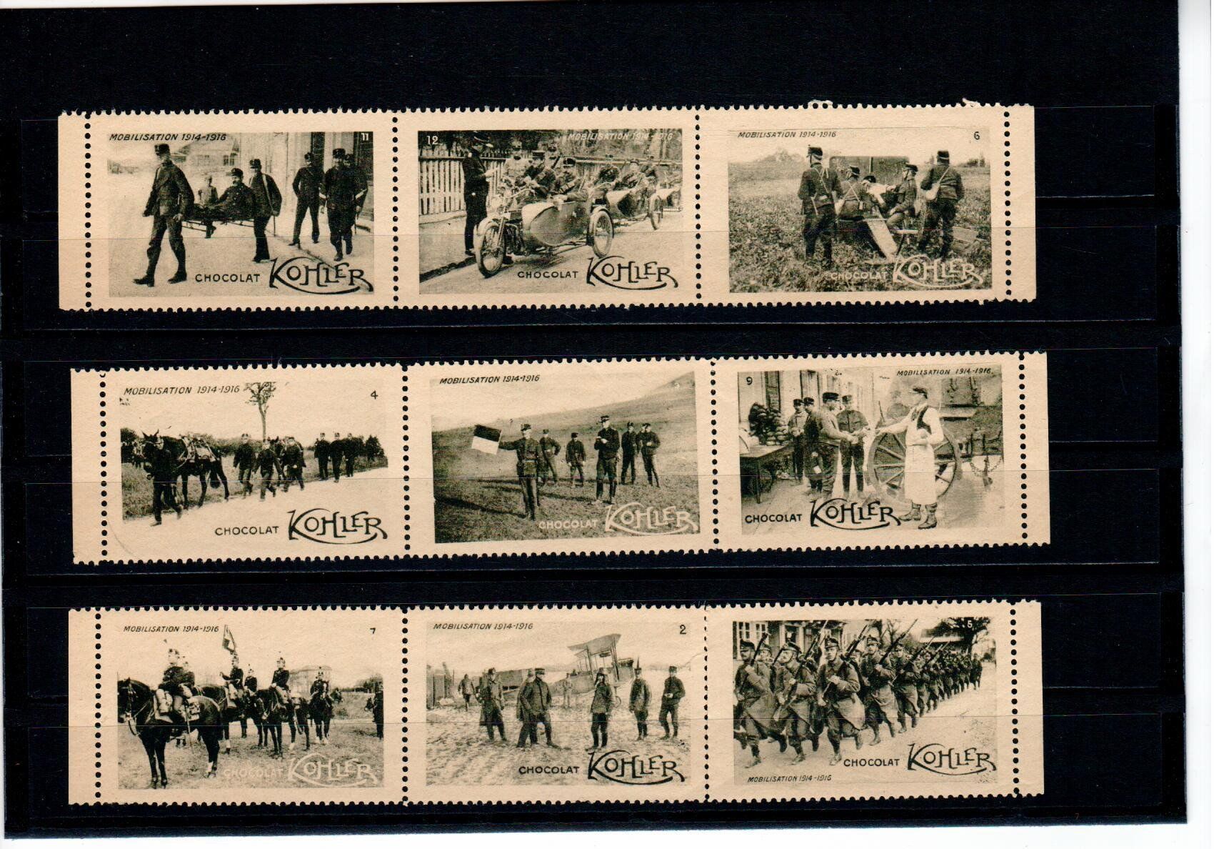 Carte collezionabili: Reklamenbildchen - Chocolat Kohler – Usato da Wolhusen venduto da Curver9