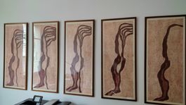 5-teiliges Werk „Mural Sequence“  signierte Lithografien,