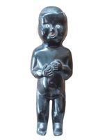 Puppe Schwarz Celluloid antik 8.5cm