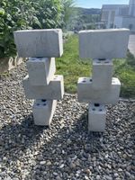 8 Stück Kalksandsteine 25 x 10 x 14 cm