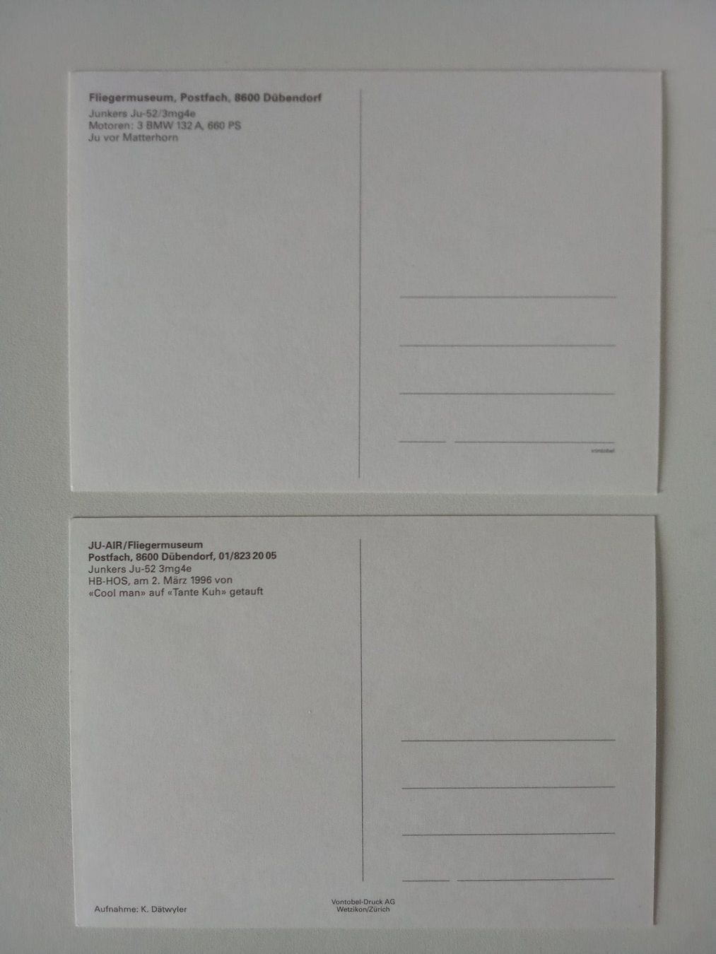 Cartoline postali: Aviatik 2 Ansichtskarten der JU-Air – Nuovo (secondo la descrizione) da Bilten venduto da Bora3 1