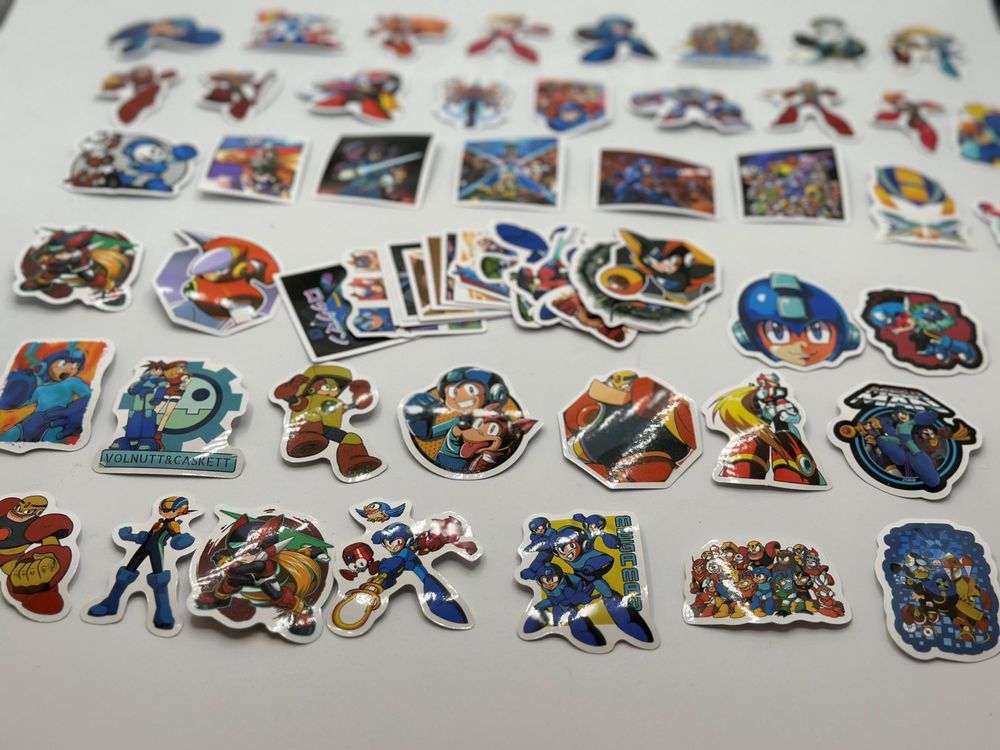 NEW ! 25x Sticker/Autocollant Rockman X Mega Man PlayStation (Neuf avec ...