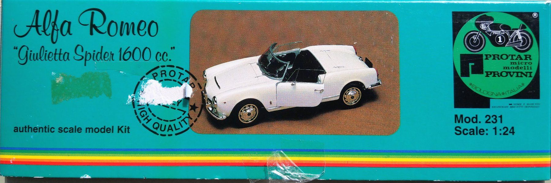 Alfa Romeo Modellini d'auto: Protar Alfa Romeo Giulia Spyder 1600cc #231 – Usato da Châtillens venduto da rei_y82w 4