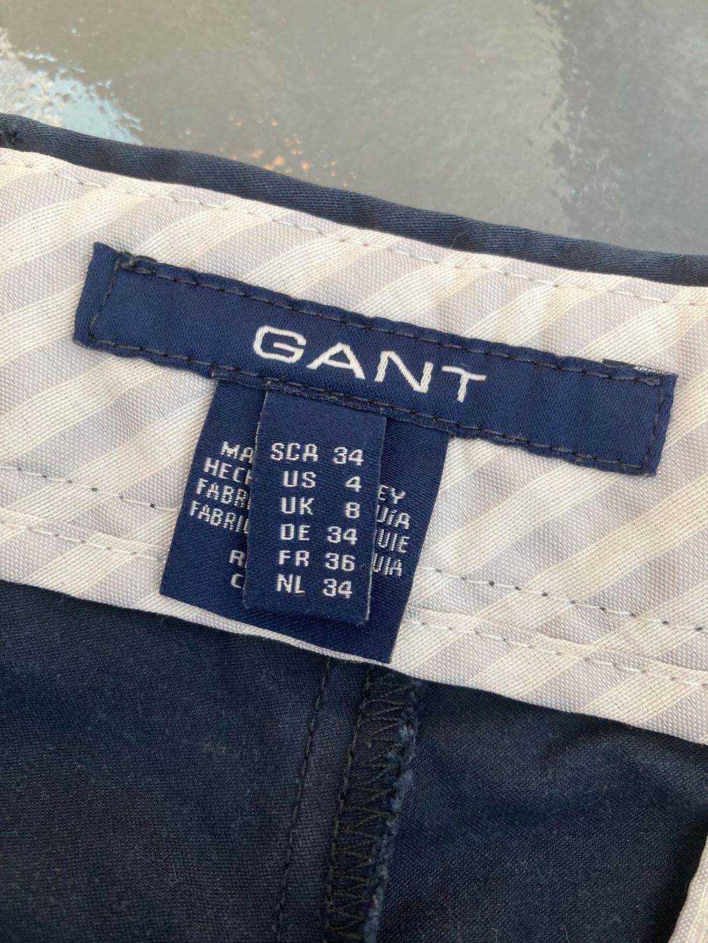 Gant Pantaloni: GANT SHORTS BERMUDA, GR. 34, NAVYBLAU, BAUMWOLLE – Usato da Zürich venduto da elegantissima2 3