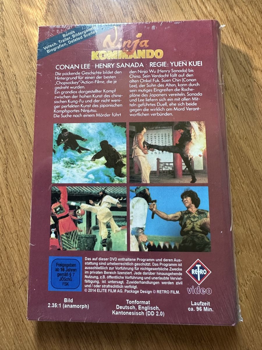 Tutti i DVDs: Ninja Kommando, große hartbox OVP￼ – Nuovo e nell'imballaggio originale da Benken ZH venduto da Audi-erich 1