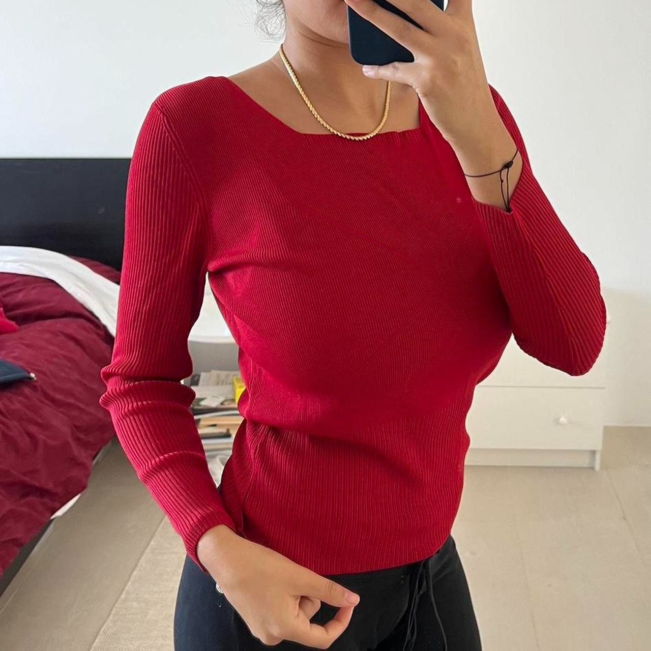 Maglioni & Felpe: Elegant Roter Strick long Sleeve, Grösse M – Nuovo (secondo la descrizione) da Richterswil venduto da sop_zwd9