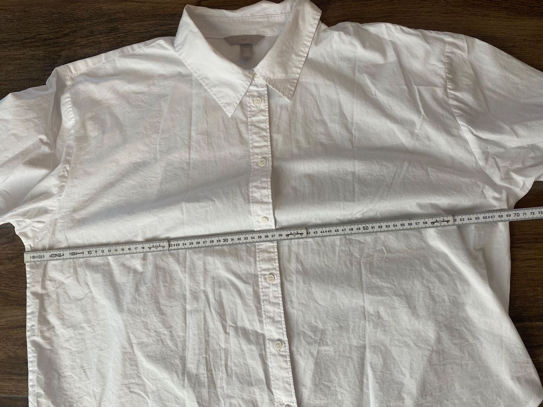 H&M Blusen: H&M Bluse oversized weiss Gr. XL / Gr. 48 - 52 – Gebraucht aus Pratteln von a23_j2gs 4