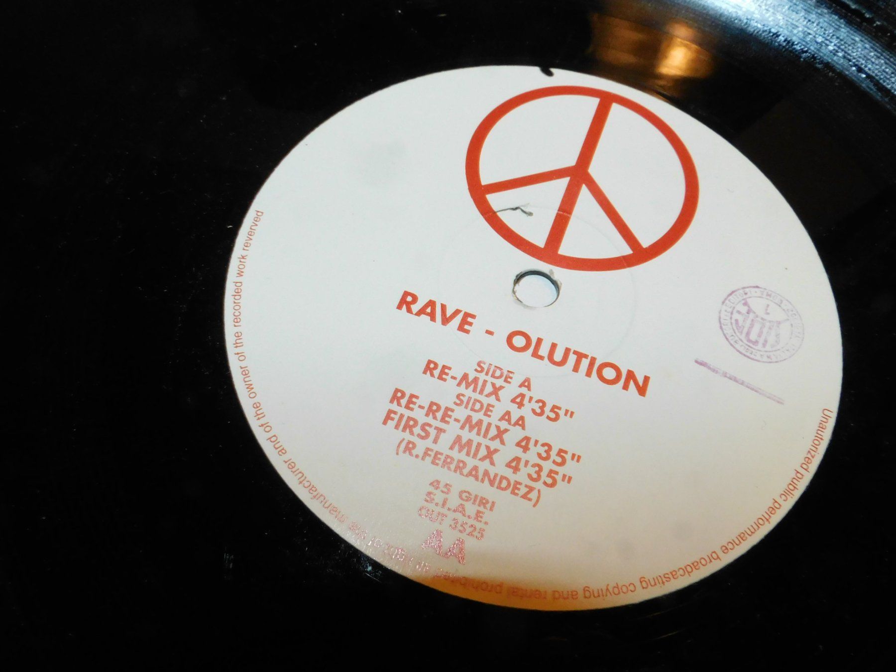 Dischi in vinile: LP - Rave - Olution Re Mix House Trance     LP – Usato da Sursee venduto da 76 6