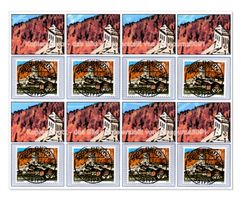 Solidarität Blatten Lötschental alle 8 Varianten Vollstempel