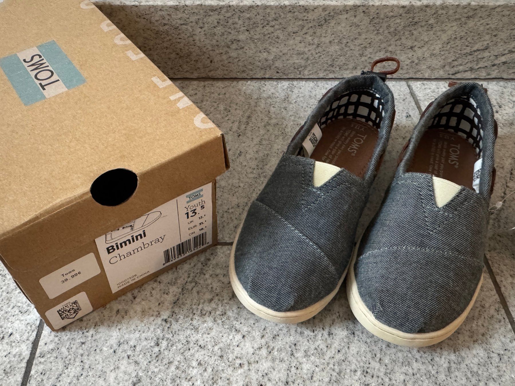 Toms Scarpe per ragazzi: Neu** TOMS Junge Espadrilles Bimini Gr. 31.5 – Nuovo e nell'imballaggio originale da Zollikon venduto da Krenapf 1