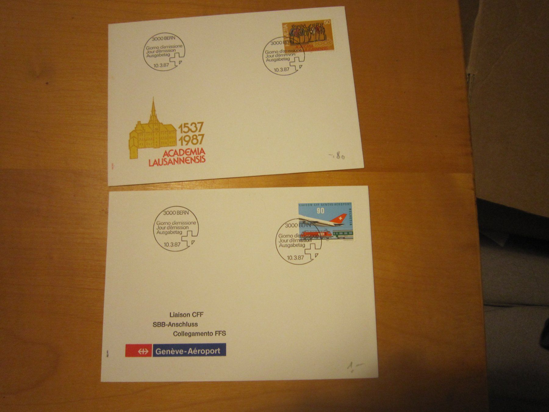 Tous les timbres: CH 1987 FDC Variationen – D'occasion à Gordola par Polentaefung 3