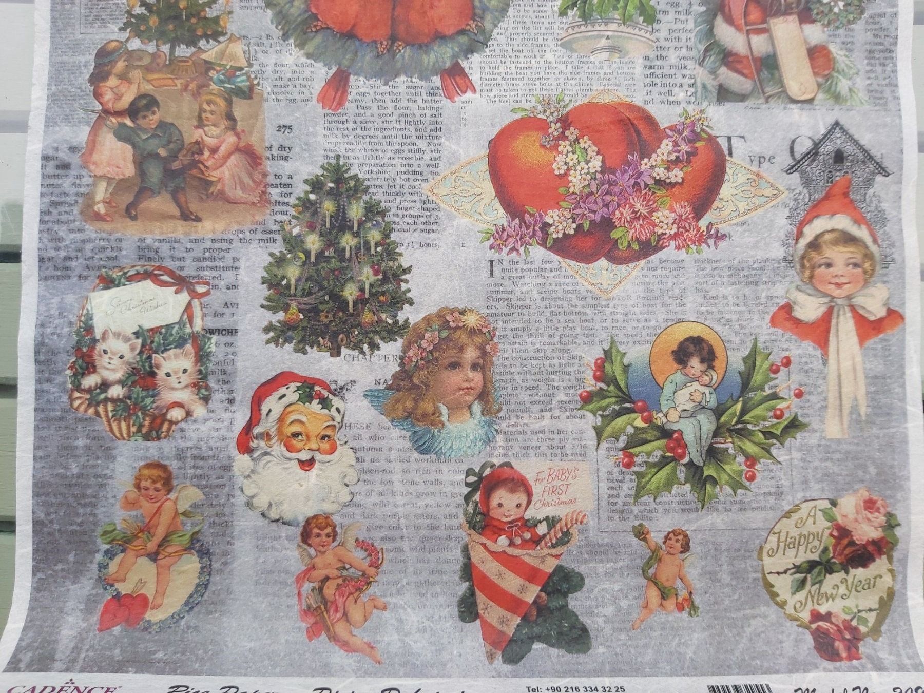 Kit bricolage: Reispapier Decoupage Weihnachten – Nuovo (secondo la descrizione) da Bern venduto da aronari 3