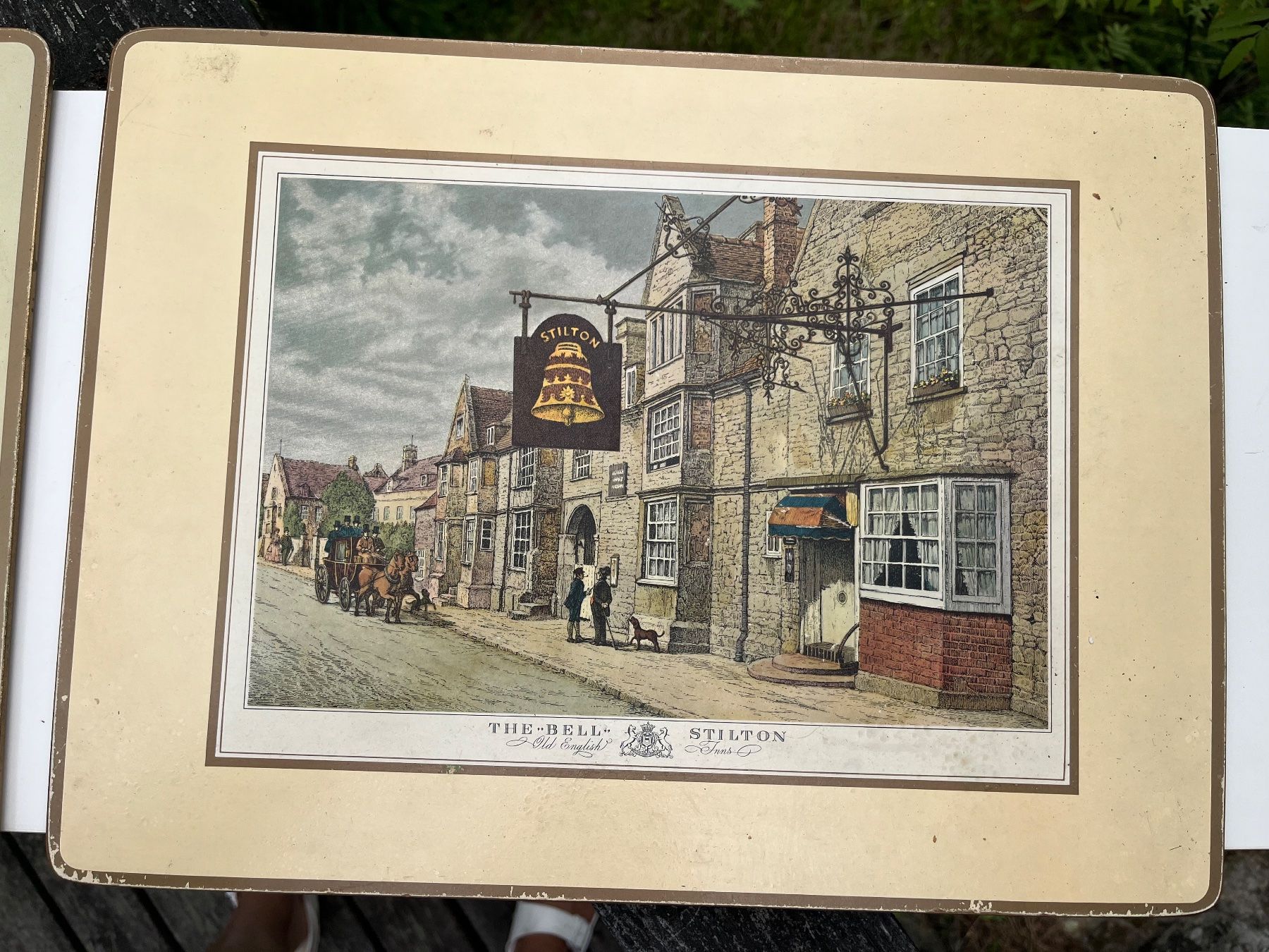 Set di tavolo e panche: 3er Set Vintage Tischsets Yorkshire & Warwickshire – Usato da Mettendorf TG venduto da flyingfinn 3