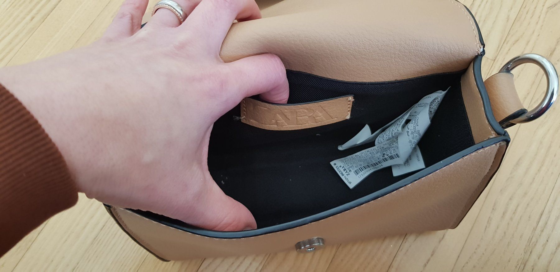 Zara Borse da donna: Handtasche mit Mustergurt – Usato da Eichberg venduto da Land-Ei 3