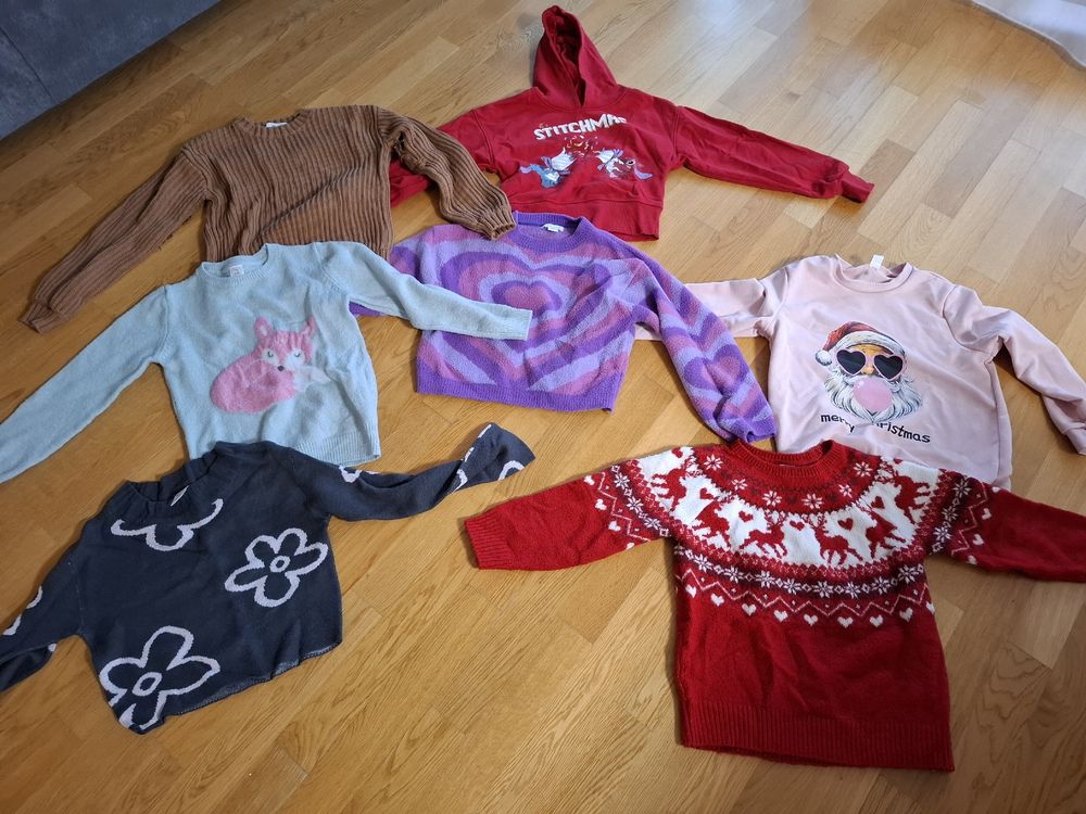 Kinder-Pullover-Set, Winter und Weihnachten, 134 (D'occasion) à