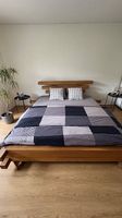 Doppelbett Vollholz Eiche