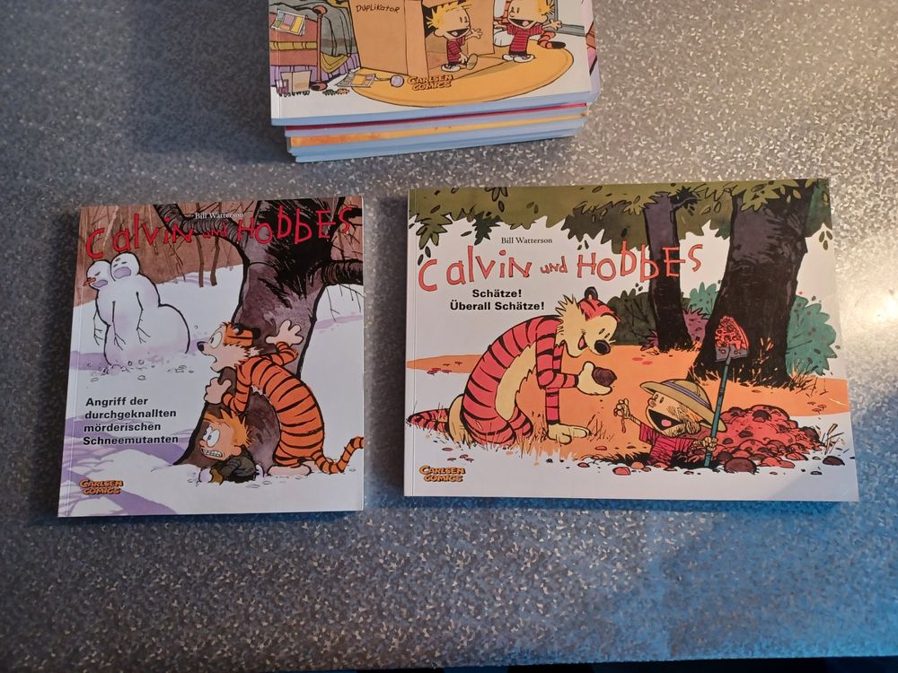 8 Bücher CALVIN und HOBBES. Deutsch Bd17 u.Bd10 Kaufen auf Ricardo