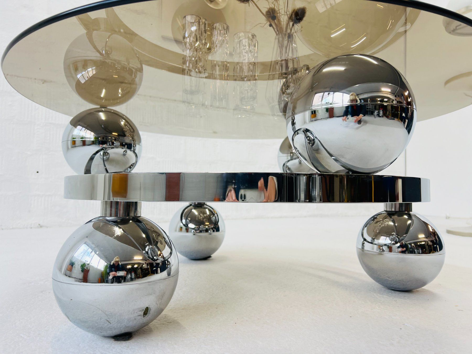 Tavoli: Vintage Space Age Couchtisch - Orbit Style – Usato da Walzenhausen venduto da stilvollwohnen 6