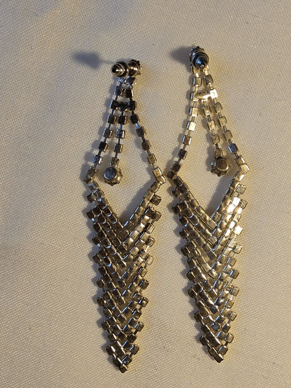 Ohrringe & -stecker: Vintage luxuriöse Strass Ohrhänger – Gebraucht aus Zürich von helsan 6