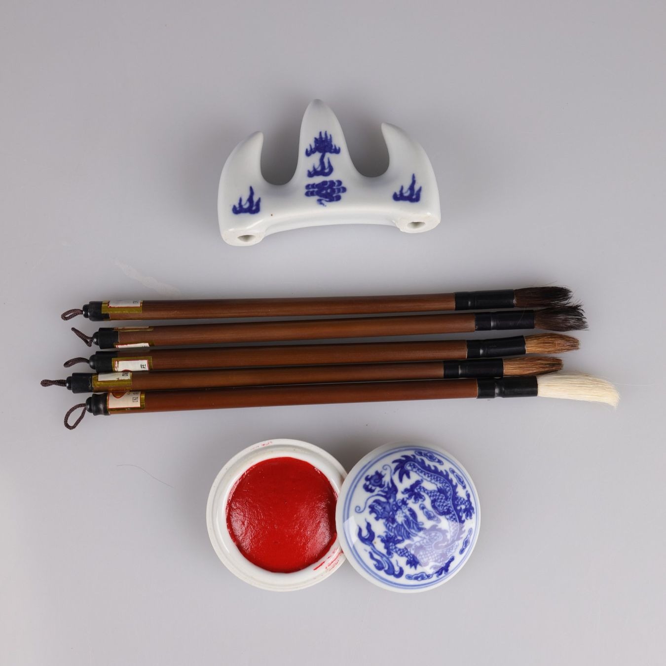 Pennelli: Traditionelles Chinesisches Kalligraphie Set – Usato da Volketswil venduto da brockipfannenstil 6