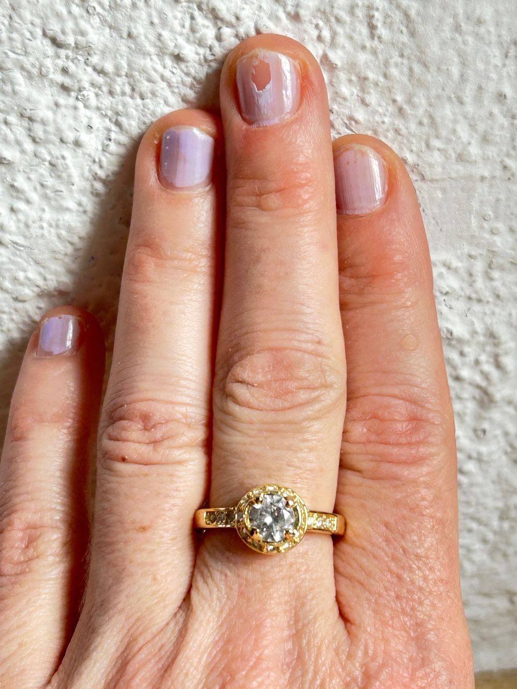 Anelli: Goldfarbener Ring Queen (Grösse 57) – Usato da Laufen venduto da belleskulptur 2