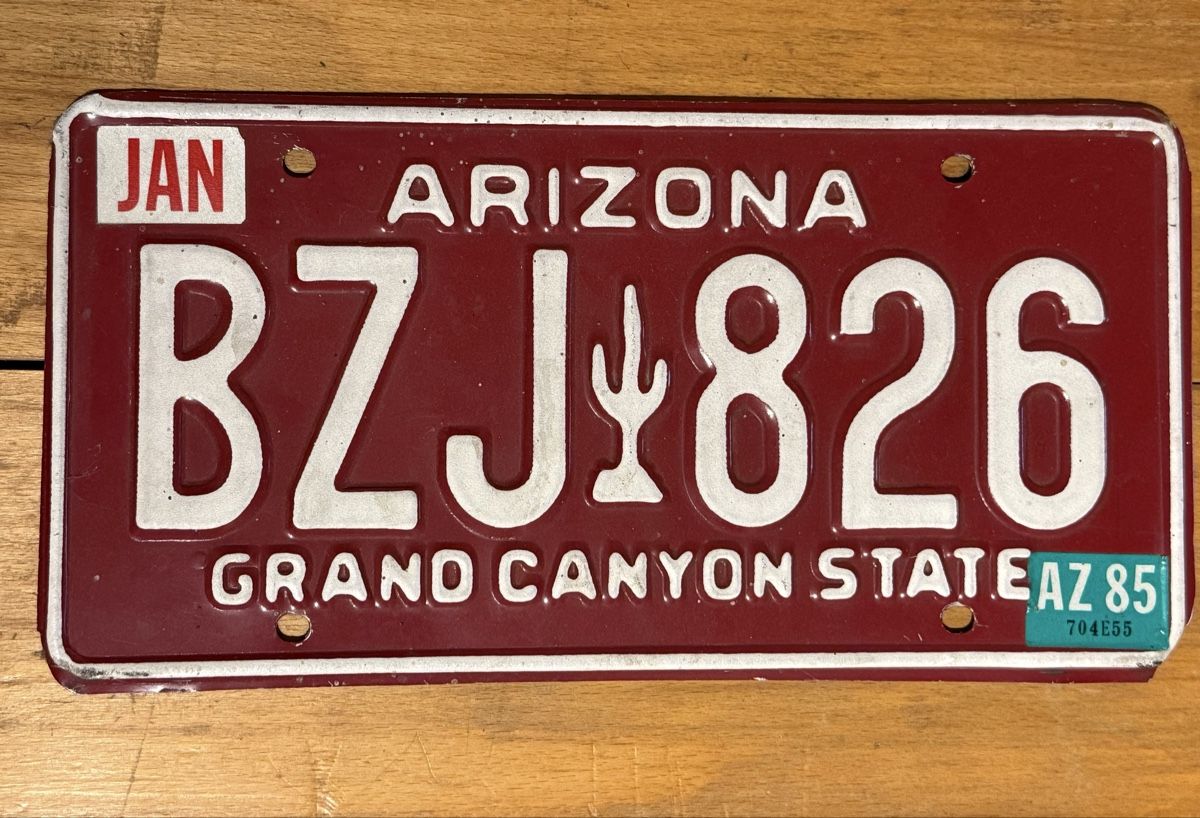 Insegne: Autonummer, Nummernschild Arizona – Usato da Rickenbach Sulz venduto da pbf9