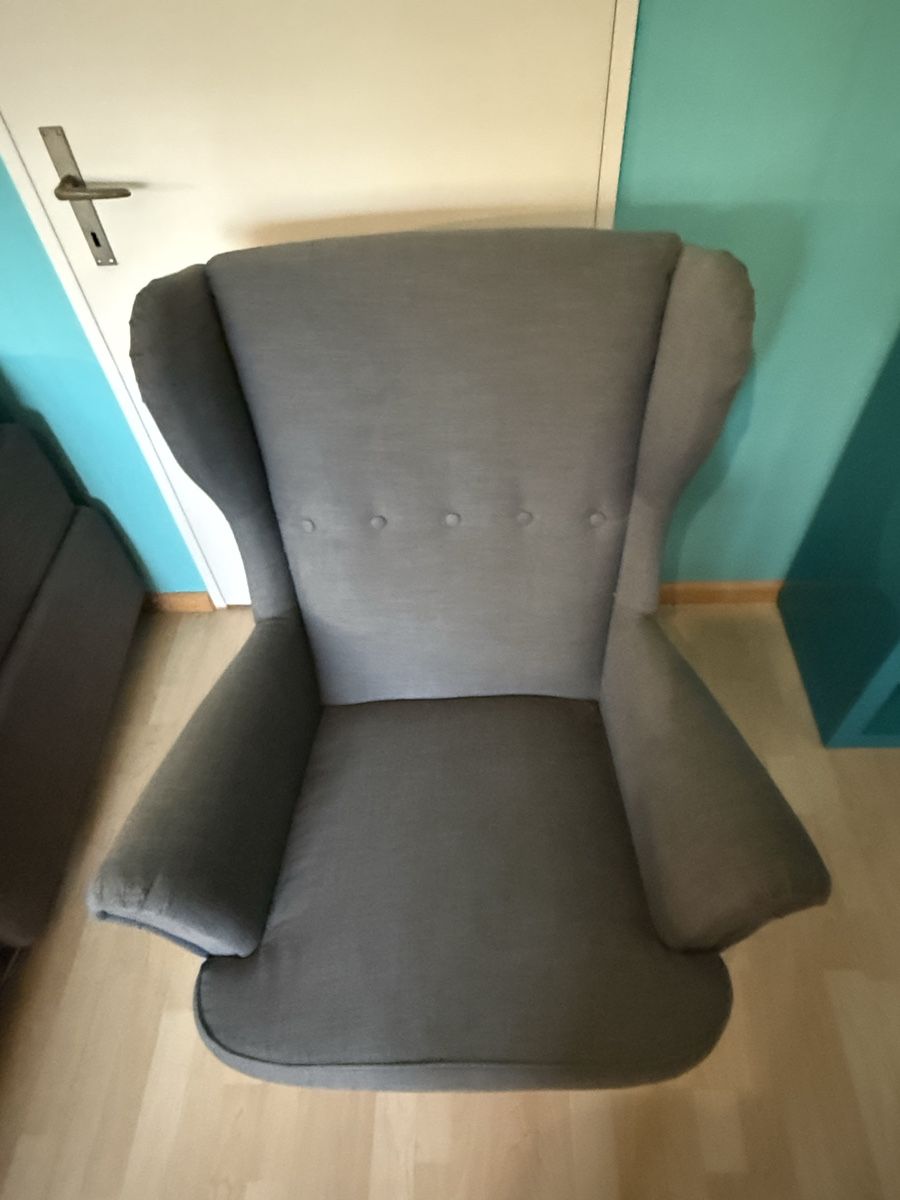 Ikea Sessel: Sessel grau Stoff Strandmon – Gebraucht aus Pratteln von Nicichi21 3