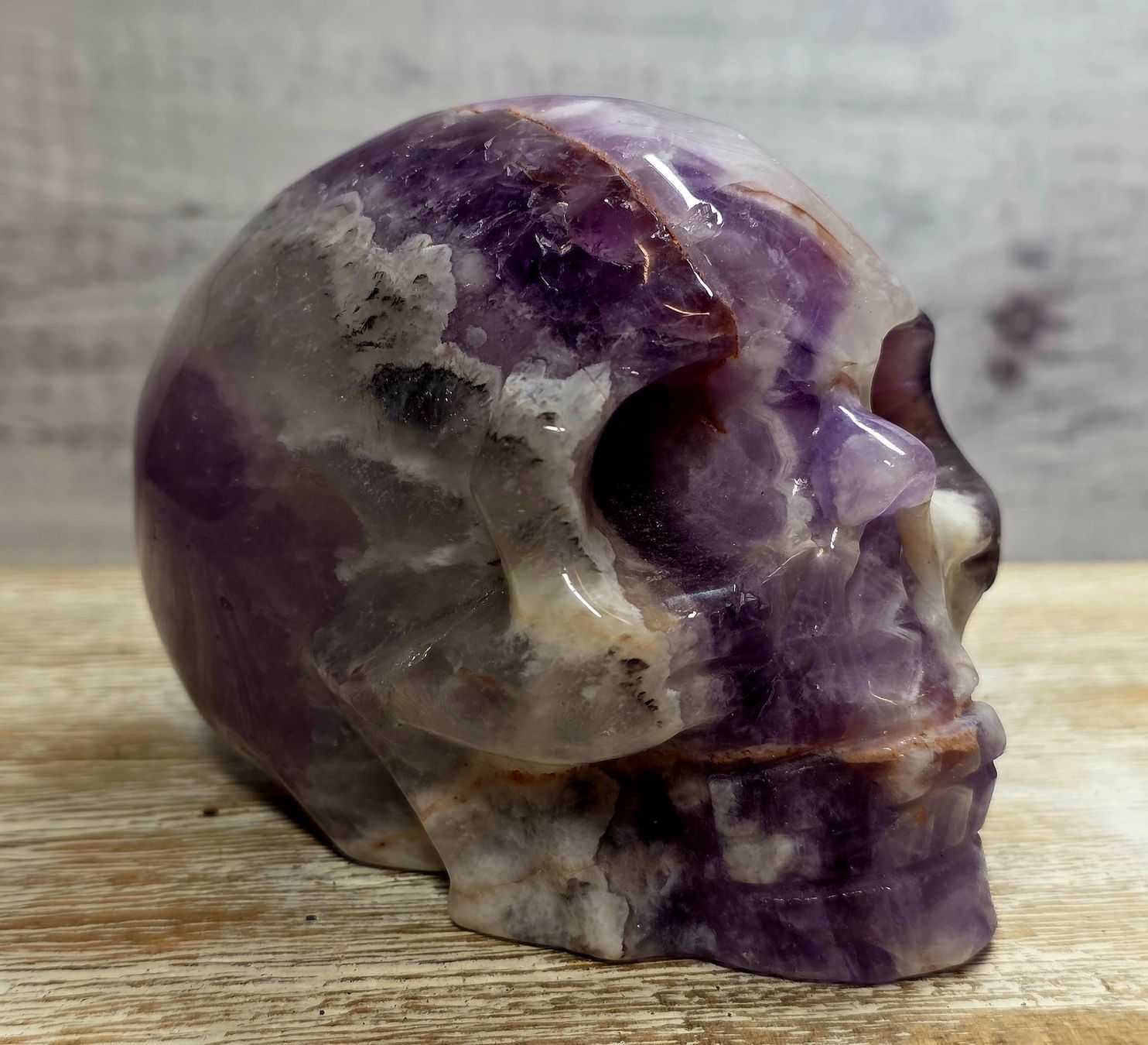 Minerali & Pietre curative: Top Amethyst Schädel 747g – Nuovo e nell'imballaggio originale da Matzingen venduto da Shay_Crystalz
